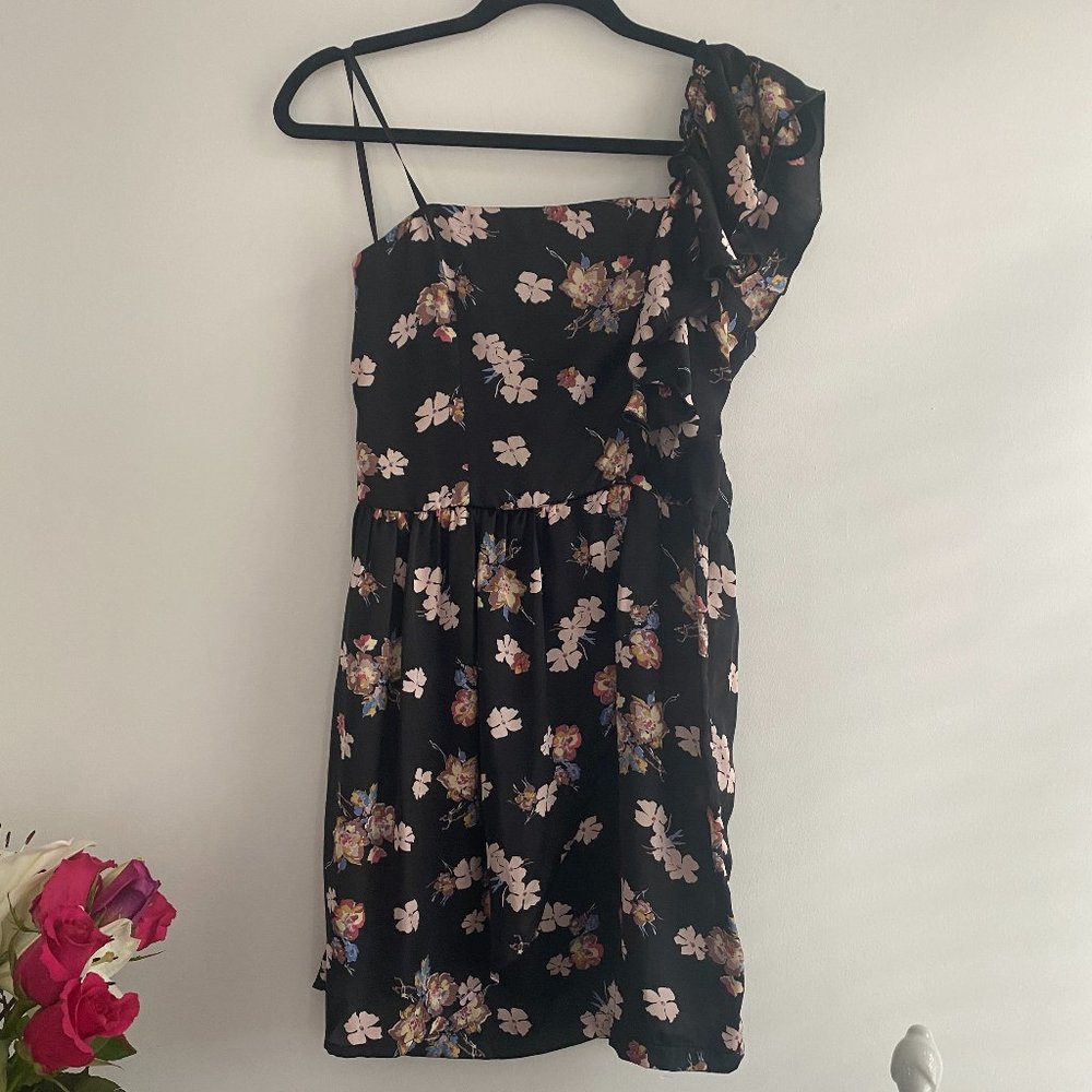 GB One Shoulder Satin Dress